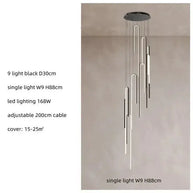 Hooked Bars Linear Staircase Chandelier Lighting-MinimalisticDecor.com