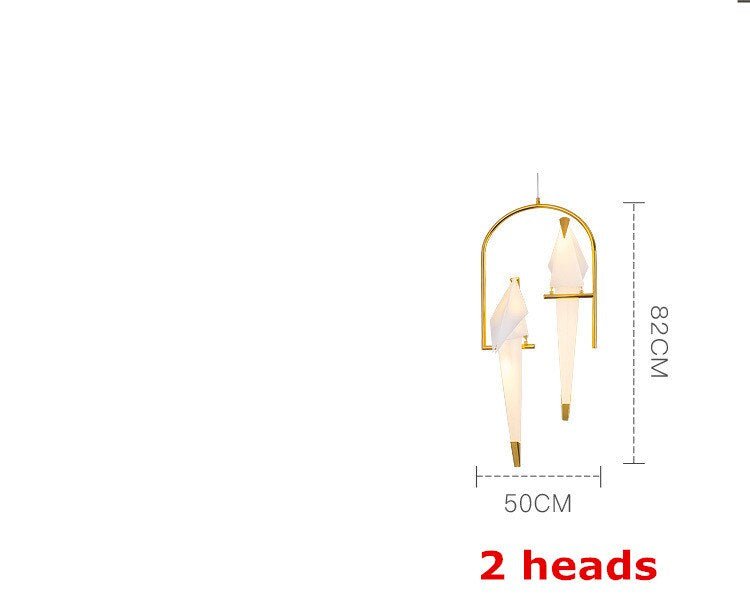 Humming Bird Cage Pendant Light – Artistic Charm Meets Ambient Elegance-MinimalisticDecor.com