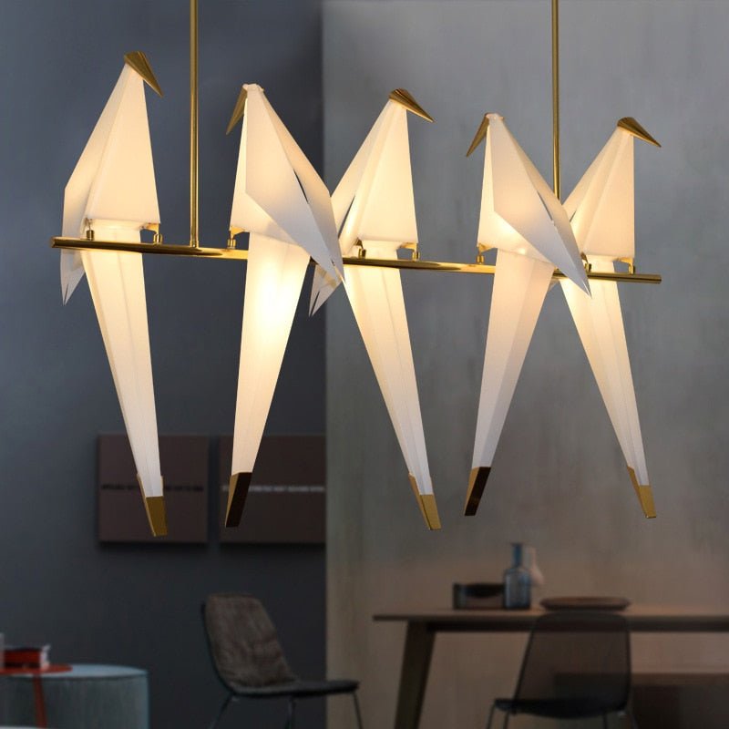 Humming Bird Cage Pendant Light – Artistic Charm Meets Ambient Elegance-MinimalisticDecor.com