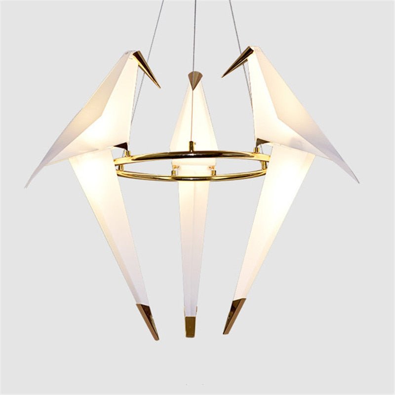 Humming Bird Cage Pendant Light – Artistic Charm Meets Ambient Elegance-MinimalisticDecor.com