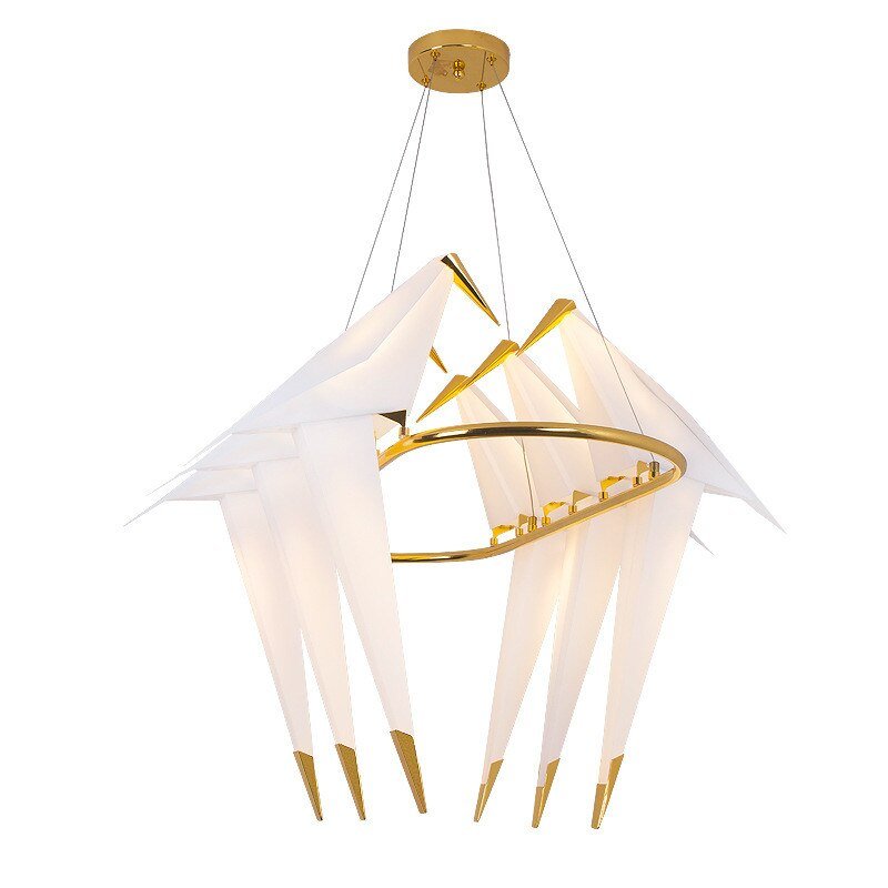 Humming Bird Cage Pendant Light – Artistic Charm Meets Ambient Elegance-MinimalisticDecor.com