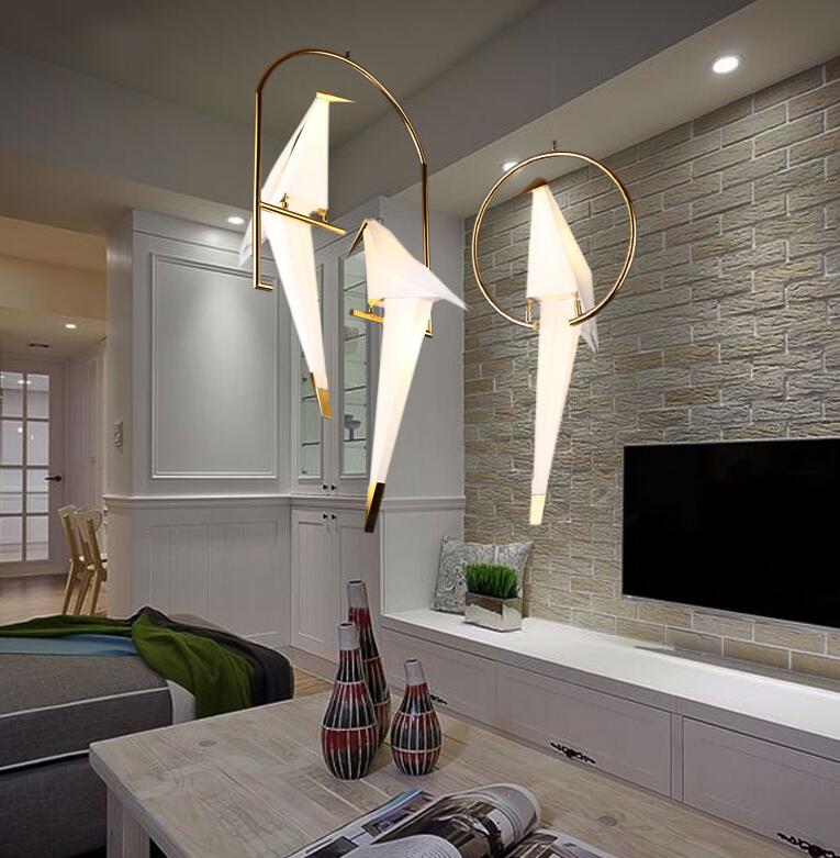 Humming Bird Cage Pendant Light – Artistic Charm Meets Ambient Elegance-MinimalisticDecor.com