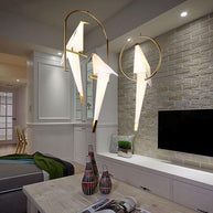 Humming Bird Cage Pendant Light – Artistic Charm Meets Ambient Elegance-MinimalisticDecor.com