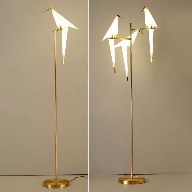 Humming Bird LED Floor Lamp – Graceful Illumination Meets Modern Design-MinimalisticDecor.com