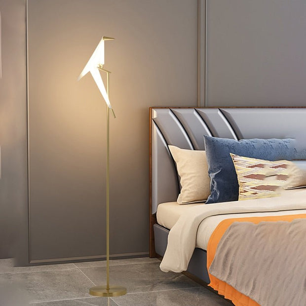 Humming Bird LED Floor Lamp – Graceful Illumination Meets Modern Design-MinimalisticDecor.com