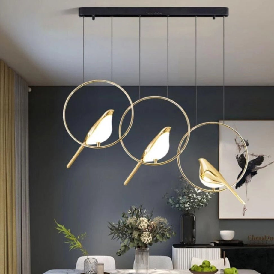 Humming Bird Shaped Acrylic Chandelier – Graceful Lighting with Artistic Flair-MinimalisticDecor.com