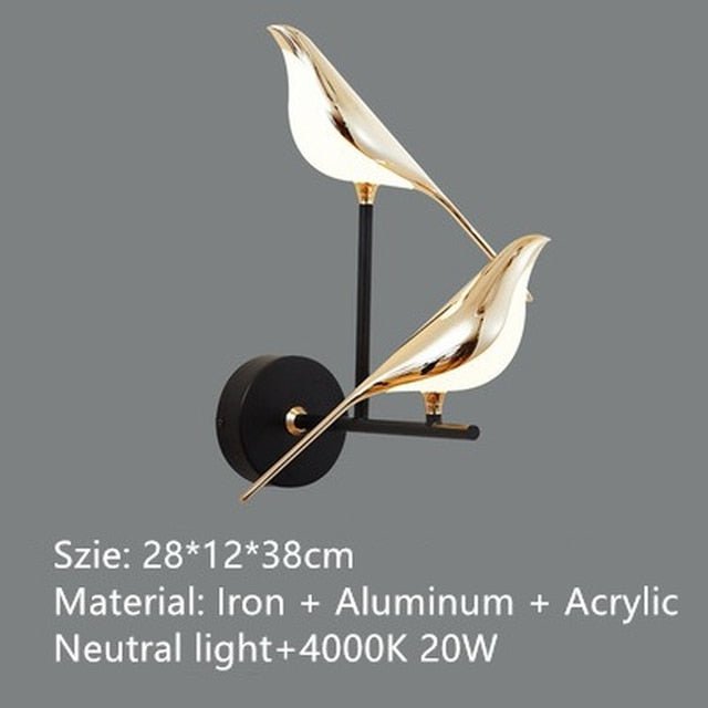Humming Bird Shaped Acrylic Chandelier – Graceful Lighting with Artistic Flair-MinimalisticDecor.com