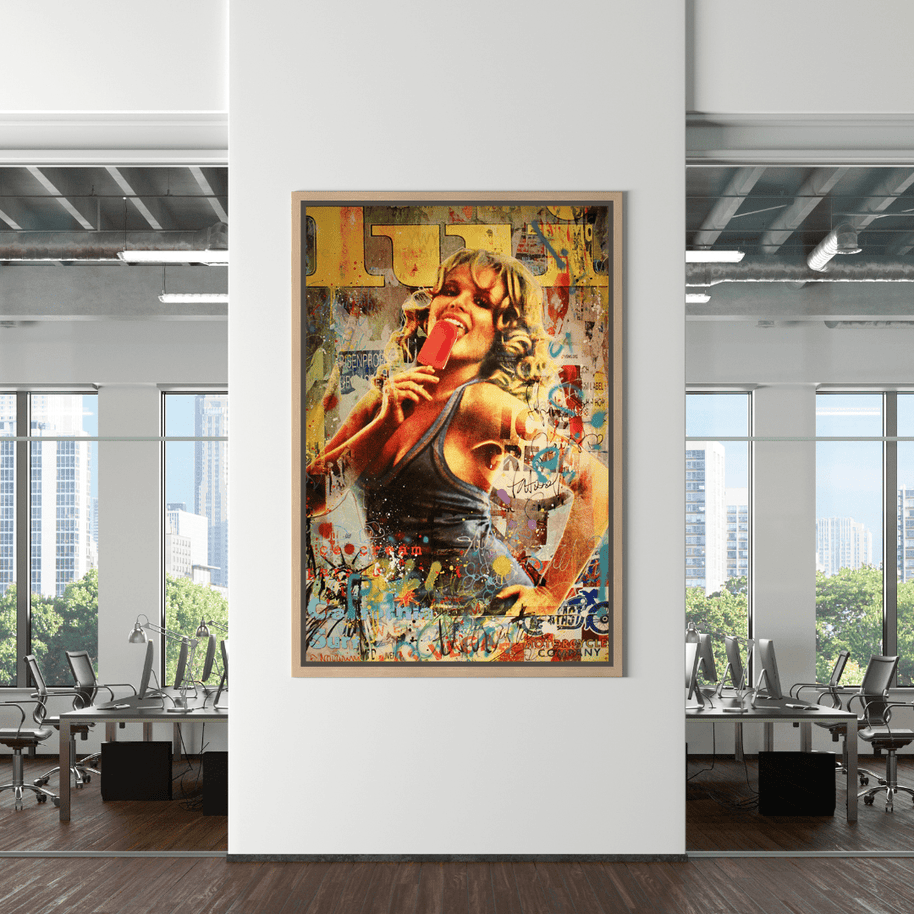 Ice Cream Parano Canvas Wall Art: The Perfect Decor-MinimalisticDecor.com