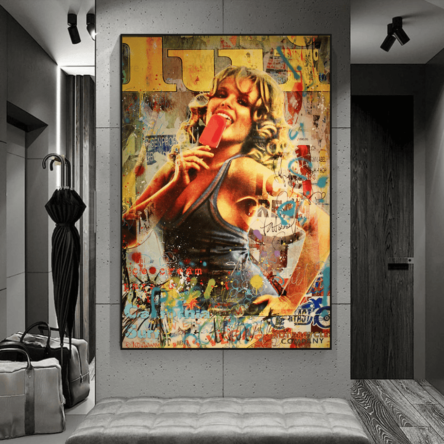 Ice Cream Parano Canvas Wall Art: The Perfect Decor-MinimalisticDecor.com