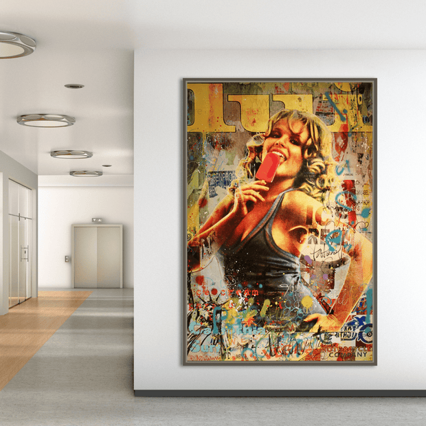 Ice Cream Parano Canvas Wall Art: The Perfect Decor-MinimalisticDecor.com