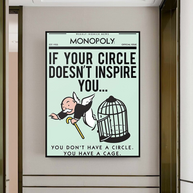 If Your Circle Doesn’t Inspire You: Monopoly Canvas Wall Art-MinimalisticDecor.com