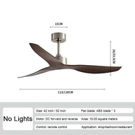 Industrial Wind Ceiling Fan with ABS Blades Silent Fan-MinimalisticDecor.com