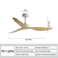 Industrial Wind Ceiling Fan with ABS Blades Silent Fan-MinimalisticDecor.com