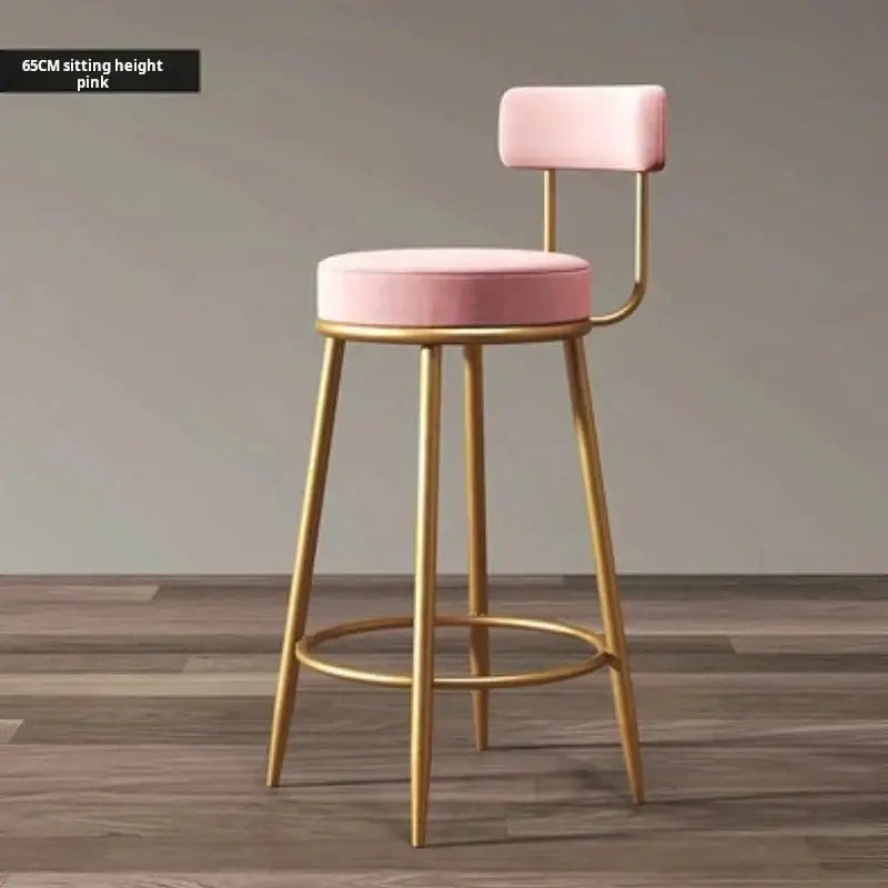 Iron Art High Stool Bar Stool-MinimalisticDecor.com
