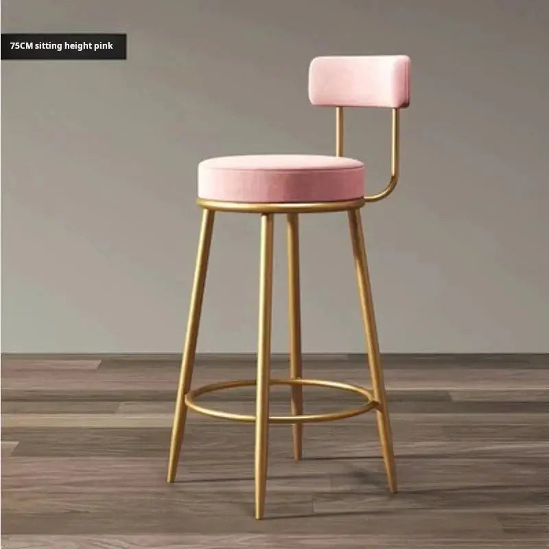Iron Art High Stool Bar Stool-MinimalisticDecor.com