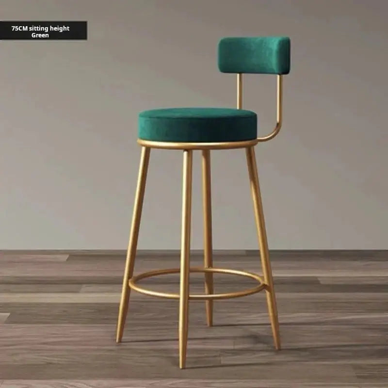 Iron Art High Stool Bar Stool-MinimalisticDecor.com