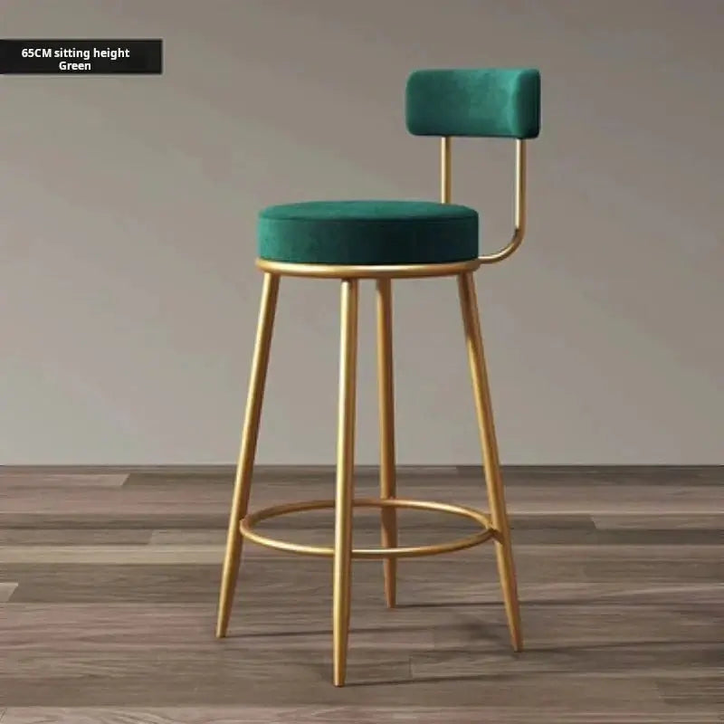 Iron Art High Stool Bar Stool-MinimalisticDecor.com