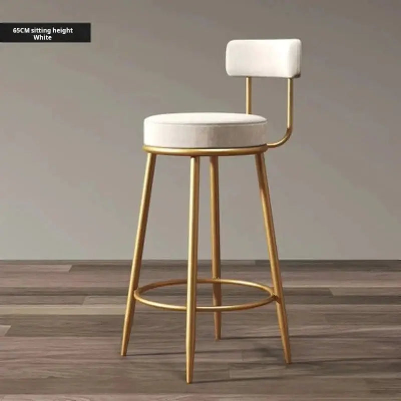 Iron Art High Stool Bar Stool-MinimalisticDecor.com