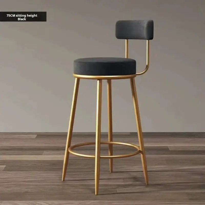Iron Art High Stool Bar Stool-MinimalisticDecor.com