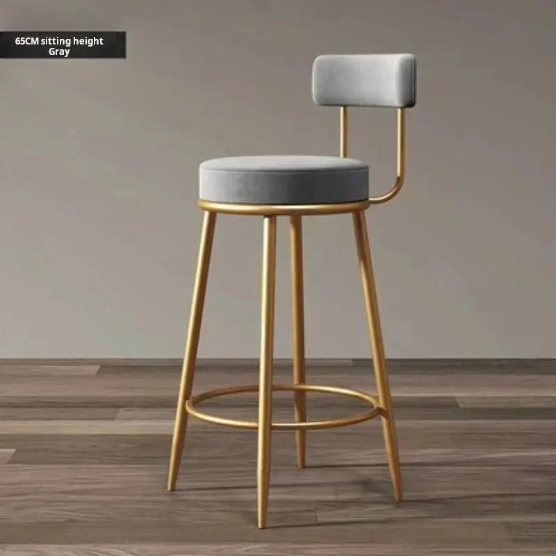 Iron Art High Stool Bar Stool-MinimalisticDecor.com