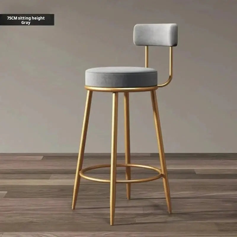 Iron Art High Stool Bar Stool-MinimalisticDecor.com