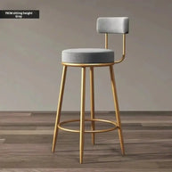 Iron Art High Stool Bar Stool-MinimalisticDecor.com