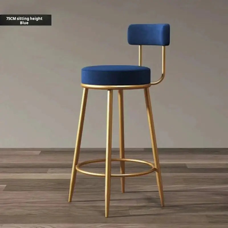 Iron Art High Stool Bar Stool-MinimalisticDecor.com