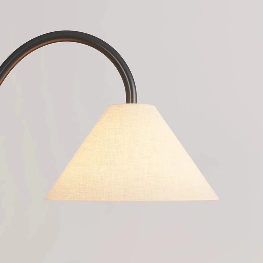 Italian Art Arch Floor Lamp with Built-In Side Table – Sculptural Lighting Piece-MinimalisticDecor.com