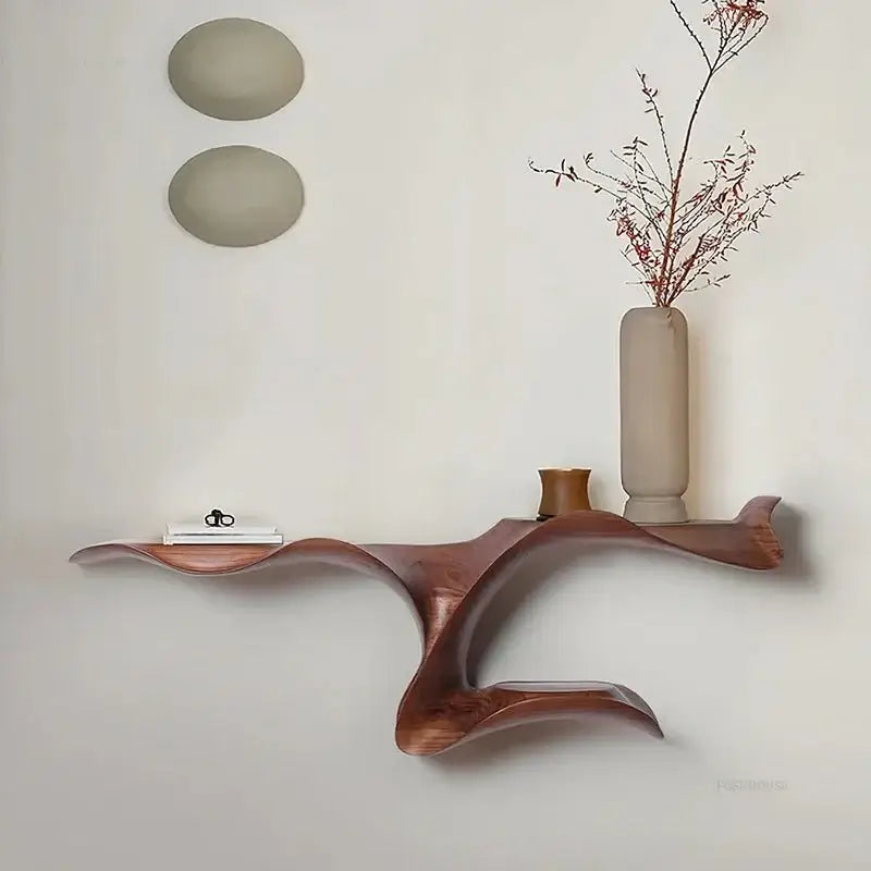 Italian Art Pine Wood Console Table-MinimalisticDecor.com