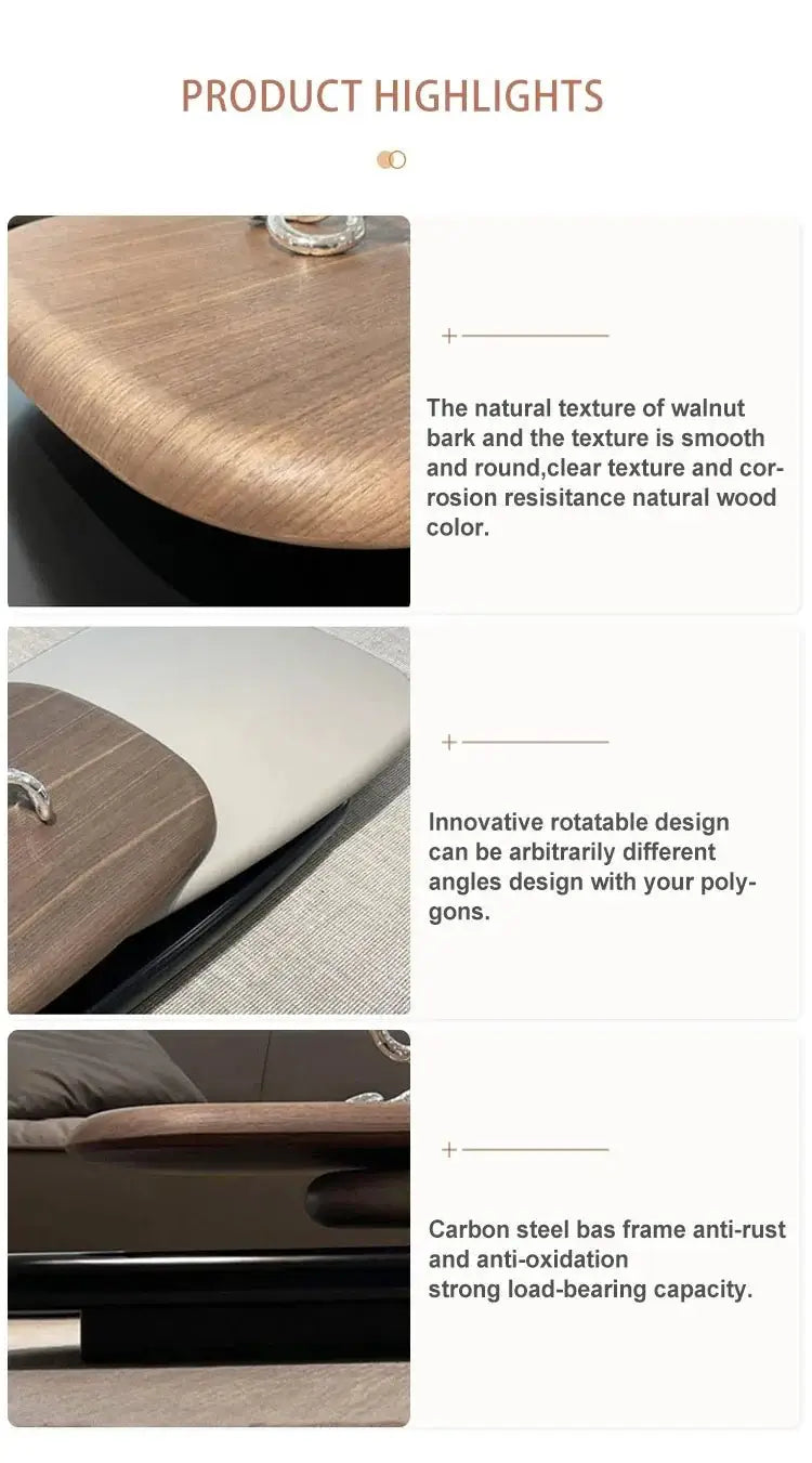 Italian Design Pebbles Rotating Coffee Table-MinimalisticDecor.com