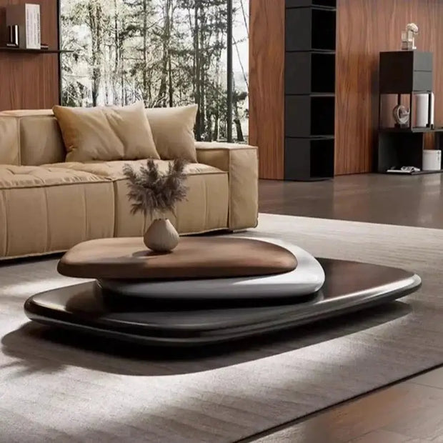 Italian Design Pebbles Rotating Coffee Table-MinimalisticDecor.com