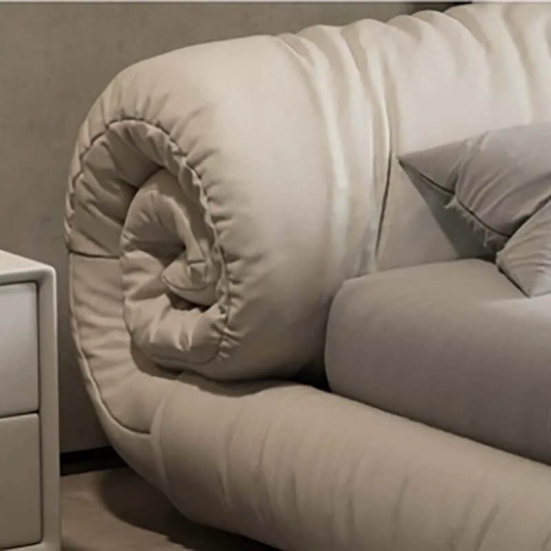 Italian Design Swirl Roll Bed Frame-MinimalisticDecor.com