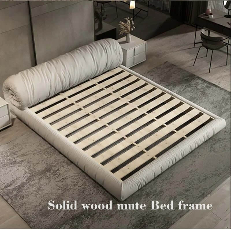 Italian Design Swirl Roll Bed Frame-MinimalisticDecor.com