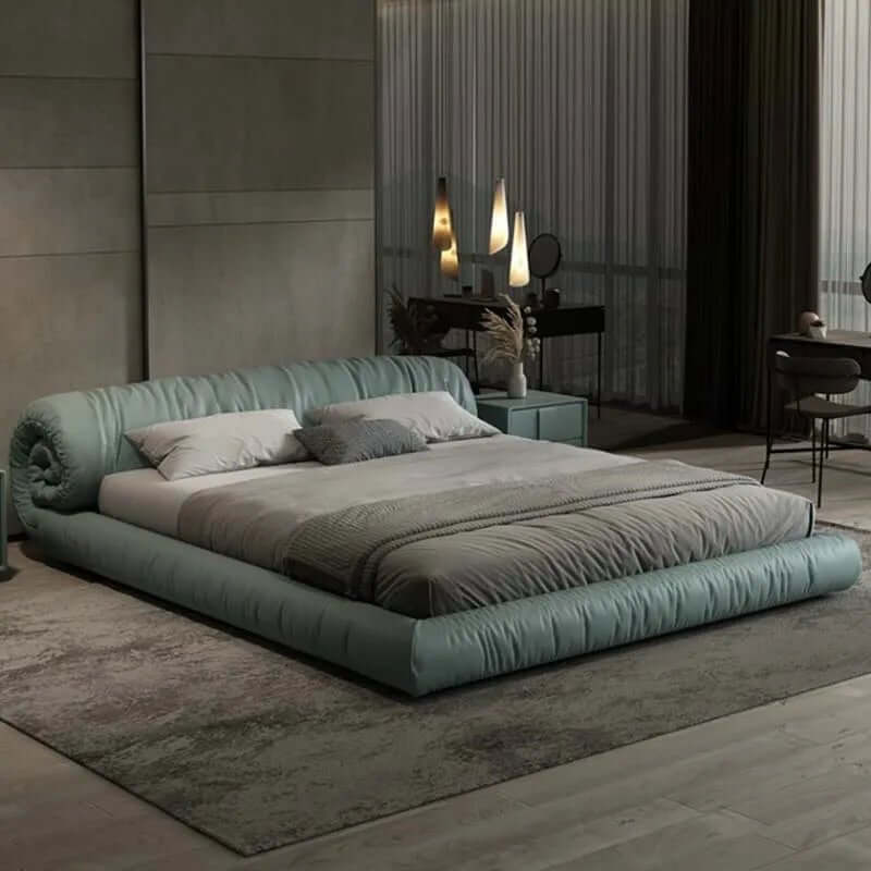 Italian Design Swirl Roll Bed Frame-MinimalisticDecor.com