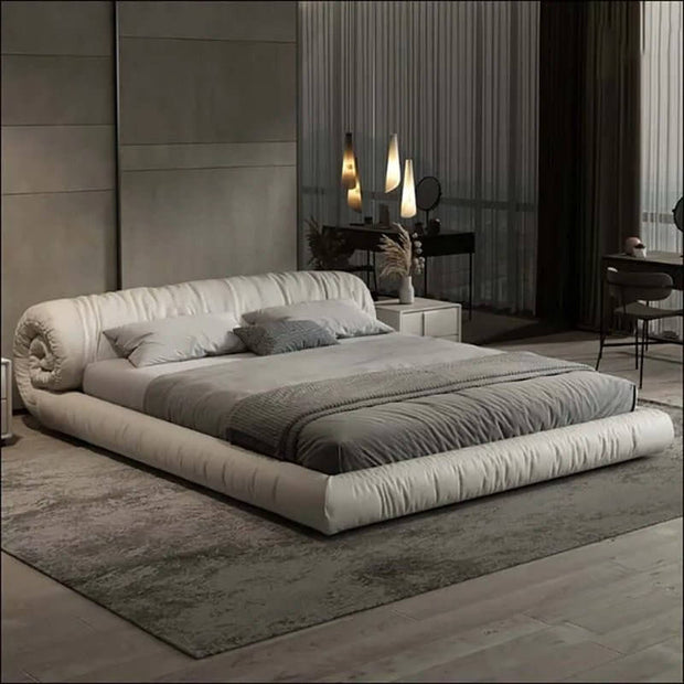 Italian Design Swirl Roll Bed Frame-MinimalisticDecor.com