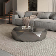 Italian Designer Auxiliar Metal Coffee Table-MinimalisticDecor.com
