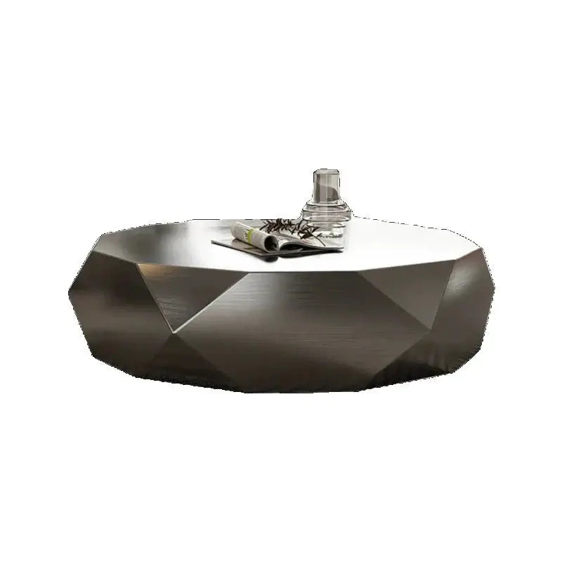 Italian Designer Auxiliar Metal Coffee Table-MinimalisticDecor.com