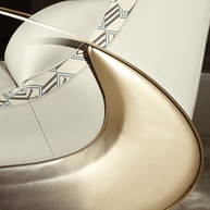Italian Designer Luxury Leather Sofa Rocking Chair-MinimalisticDecor.com