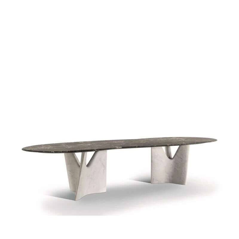 Italian Designer Marble Skeleton Dining Table-MinimalisticDecor.com