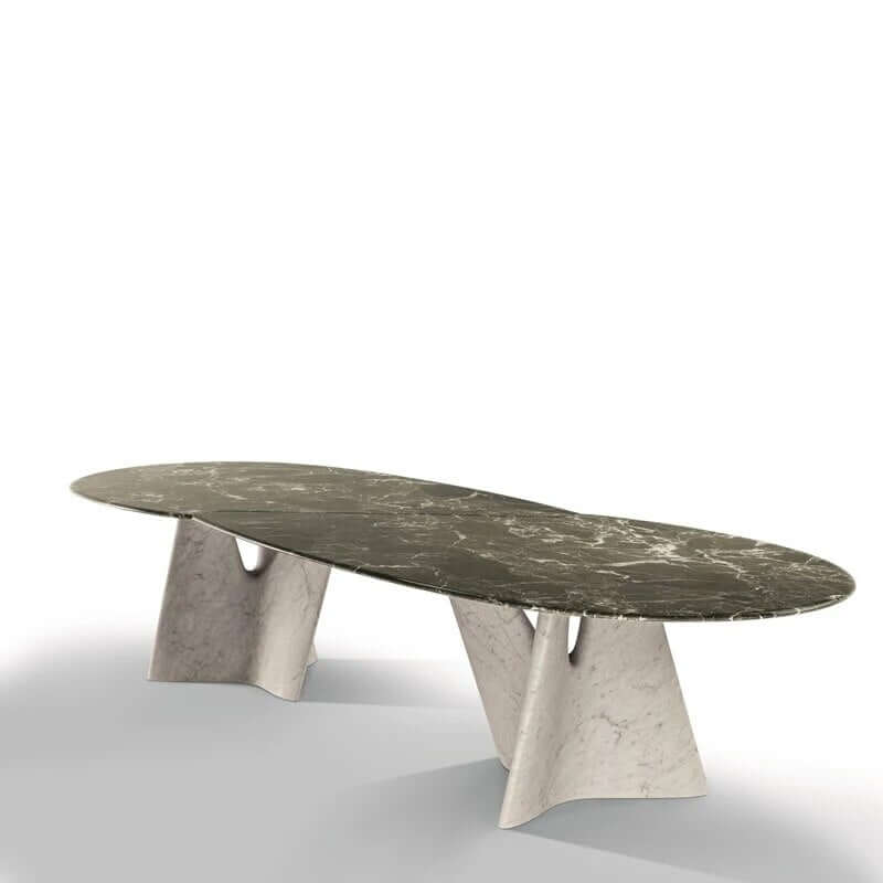 Italian Designer Marble Skeleton Dining Table-MinimalisticDecor.com