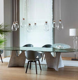 Italian Designer Marble Skeleton Dining Table-MinimalisticDecor.com