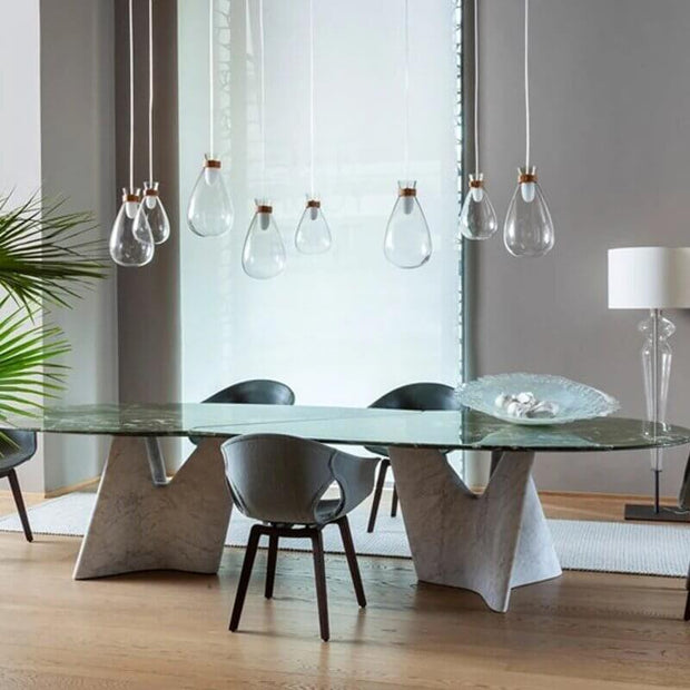 Italian Designer Marble Skeleton Dining Table-MinimalisticDecor.com
