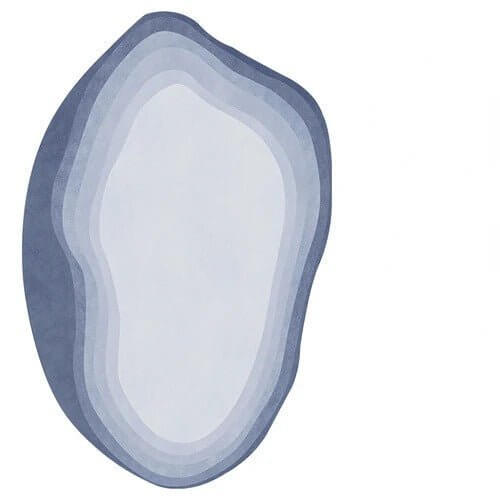 Italian Designer Oval Linear Rug: A Statement of Luxury and Style-MinimalisticDecor.com
