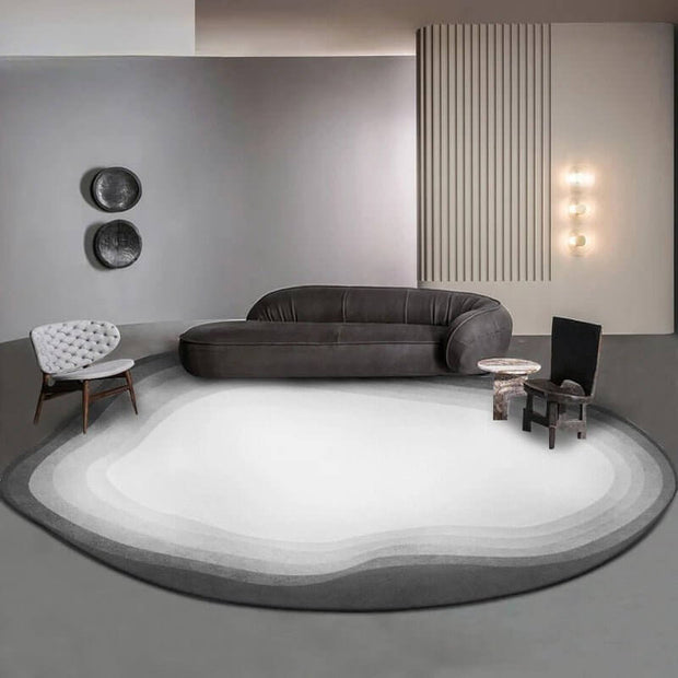 Italian Designer Oval Linear Rug: A Statement of Luxury and Style-MinimalisticDecor.com