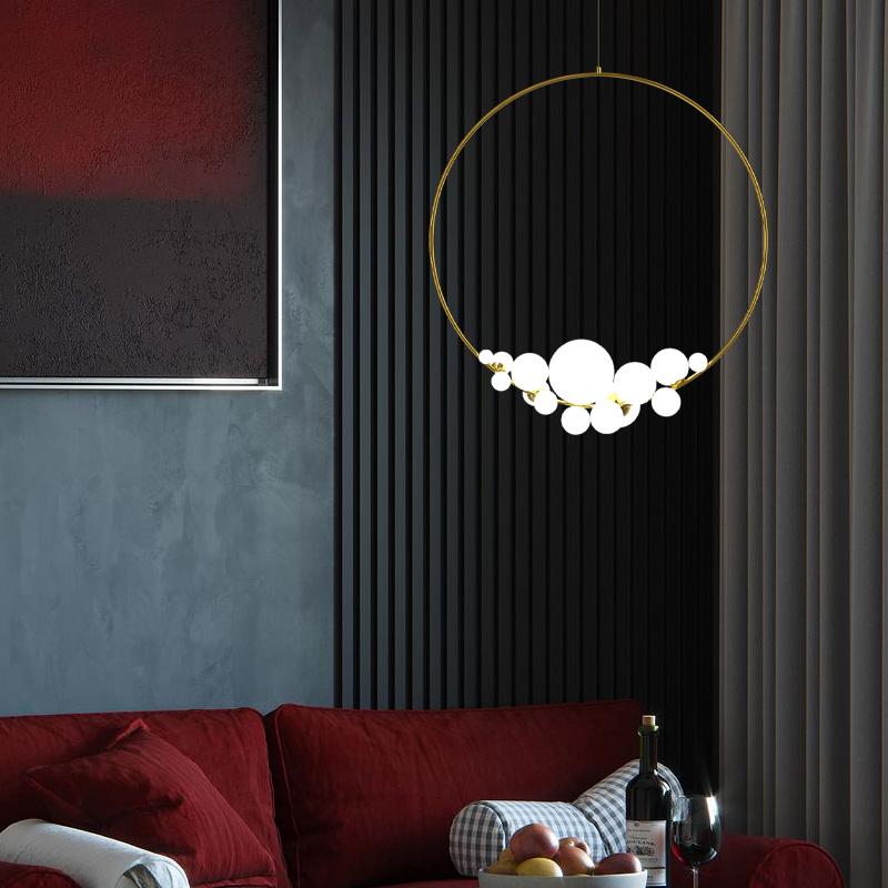 Italian Designer Ring Lighting - Exquisite Elegant Design-MinimalisticDecor.com