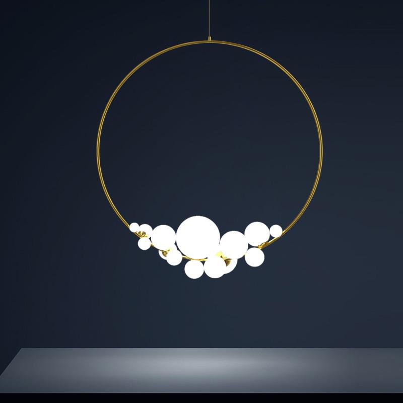 Italian Designer Ring Lighting - Exquisite Elegant Design-MinimalisticDecor.com