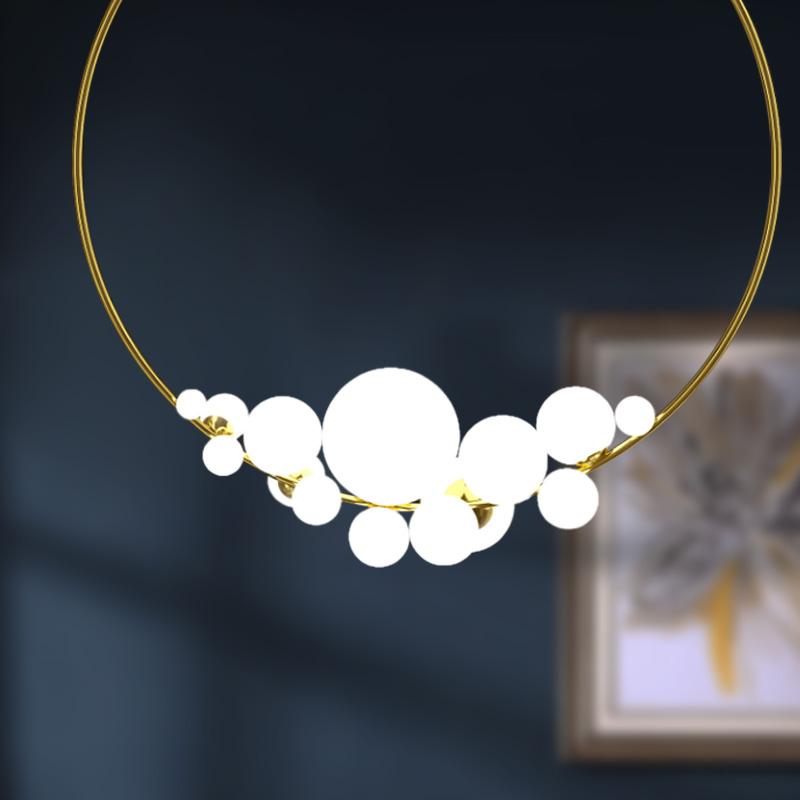 Italian Designer Ring Lighting - Exquisite Elegant Design-MinimalisticDecor.com