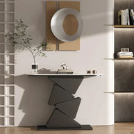 Italian Geometric Slate Console Table-MinimalisticDecor.com