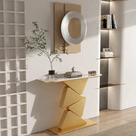 Italian Geometric Slate Console Table-MinimalisticDecor.com