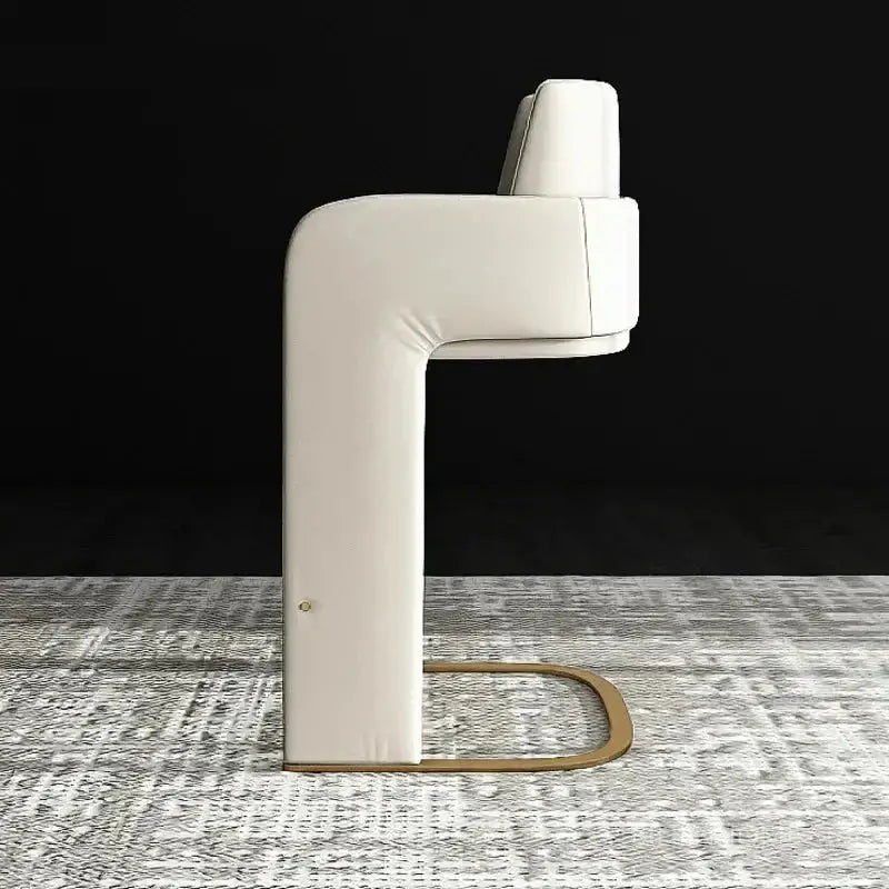 Italian High Stool – Adjustable Backrest Kitchen Counter Chair-MinimalisticDecor.com